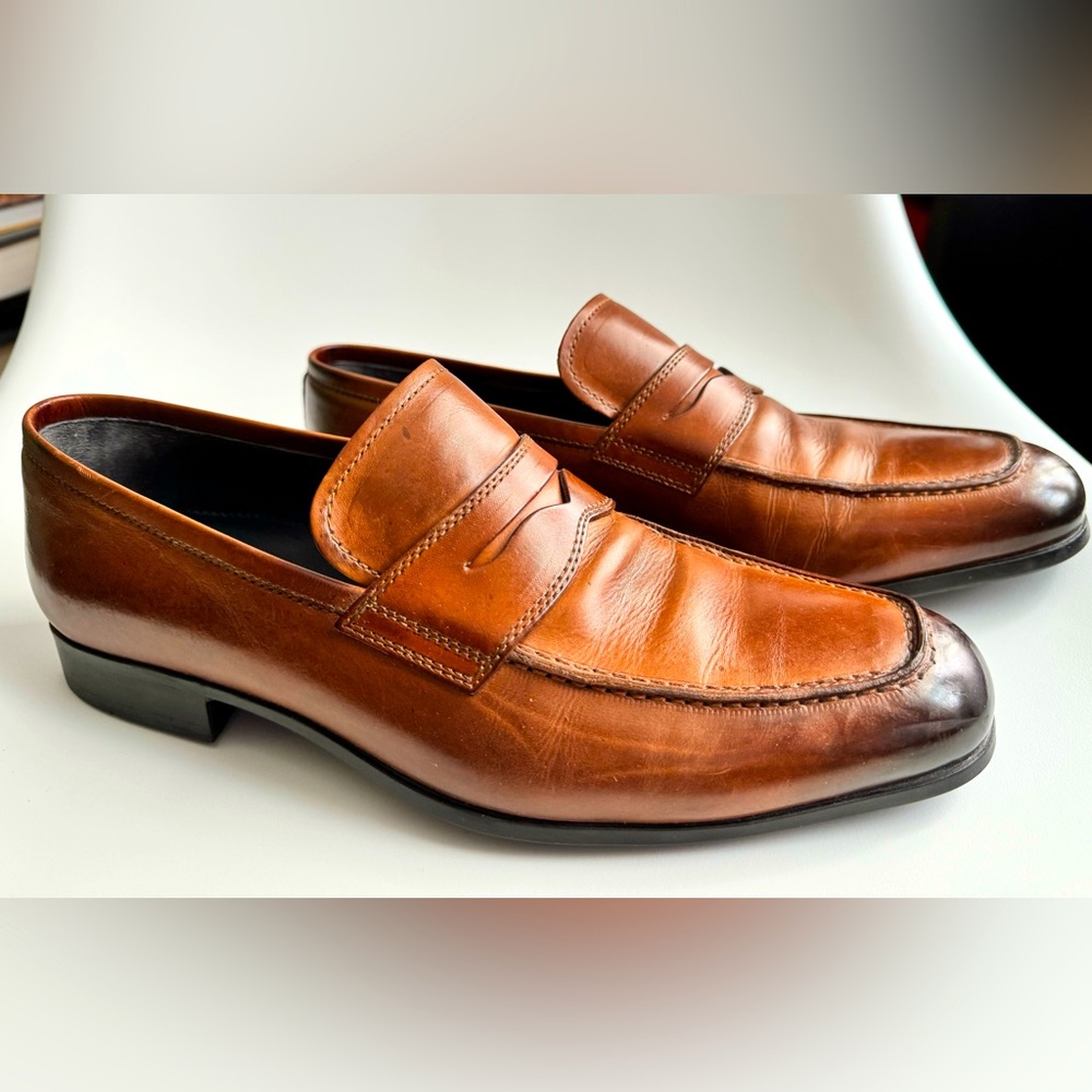 To Boot New York - Portofino Tan Calf Slip On - Size 8 1/2